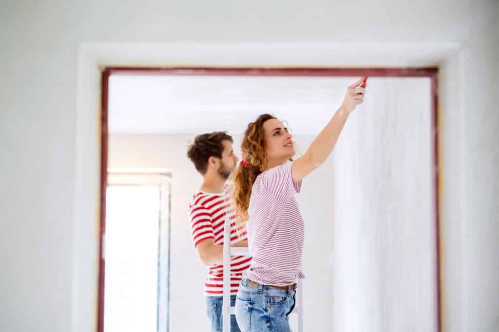 Painting over wallpaper